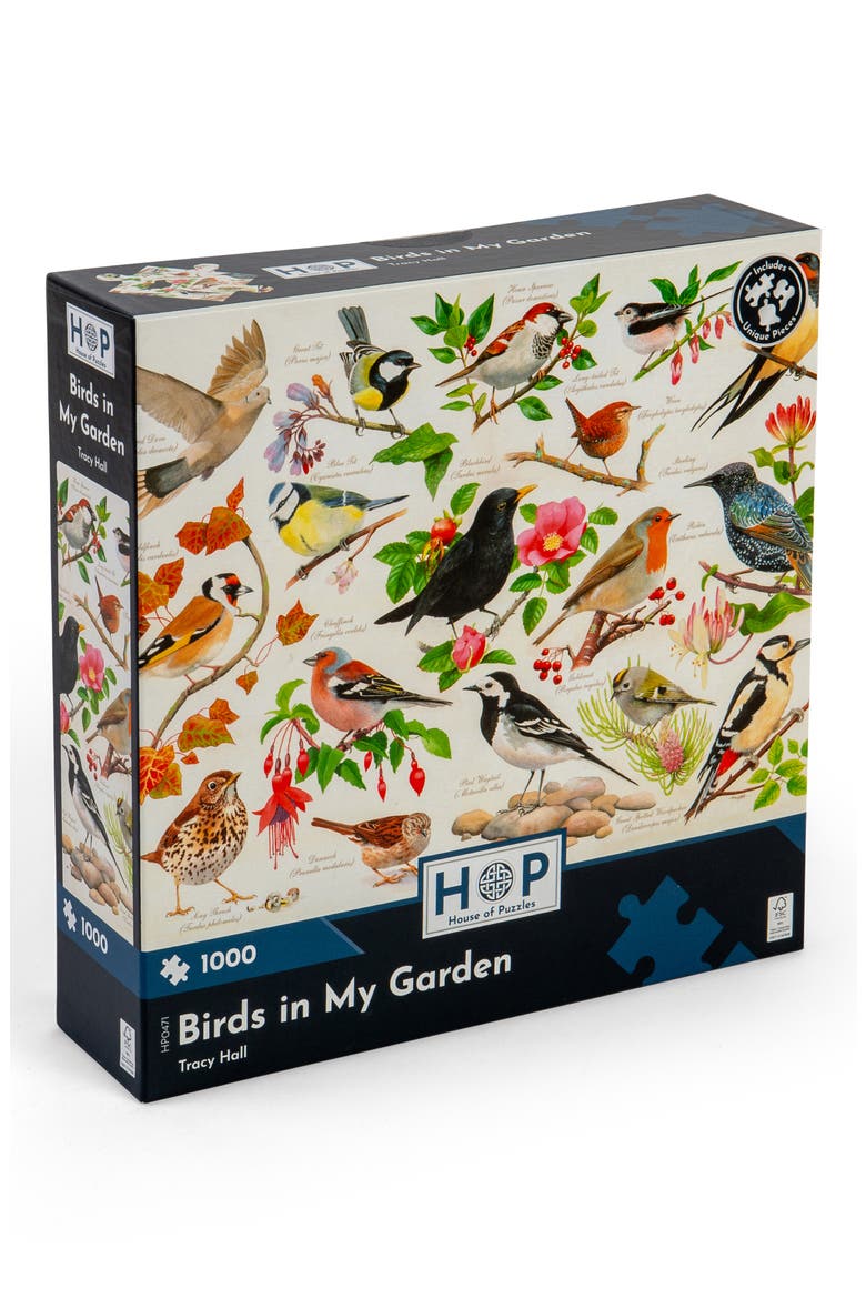 Birds in My Garden 1,000-Piece Jigsaw Puzzle, Main, color, NONE