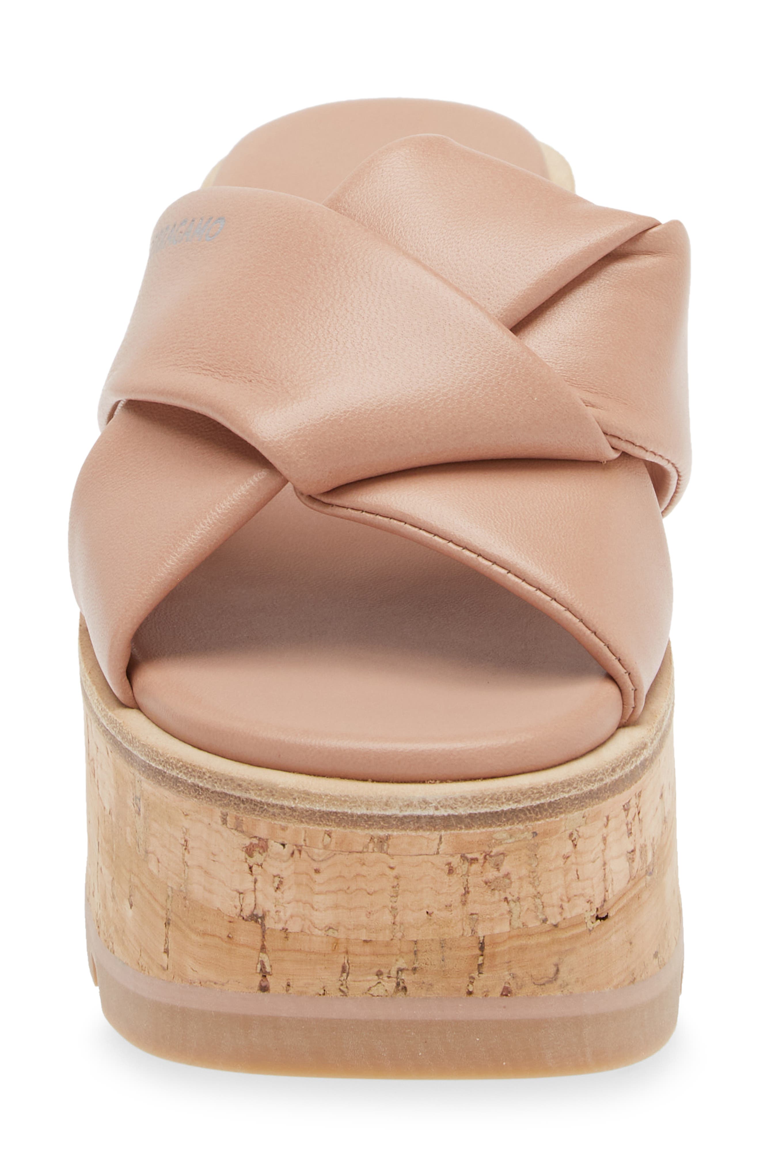 FERRAGAMO Engracia Platform Slide Sandal, Alternate, color, Rosa