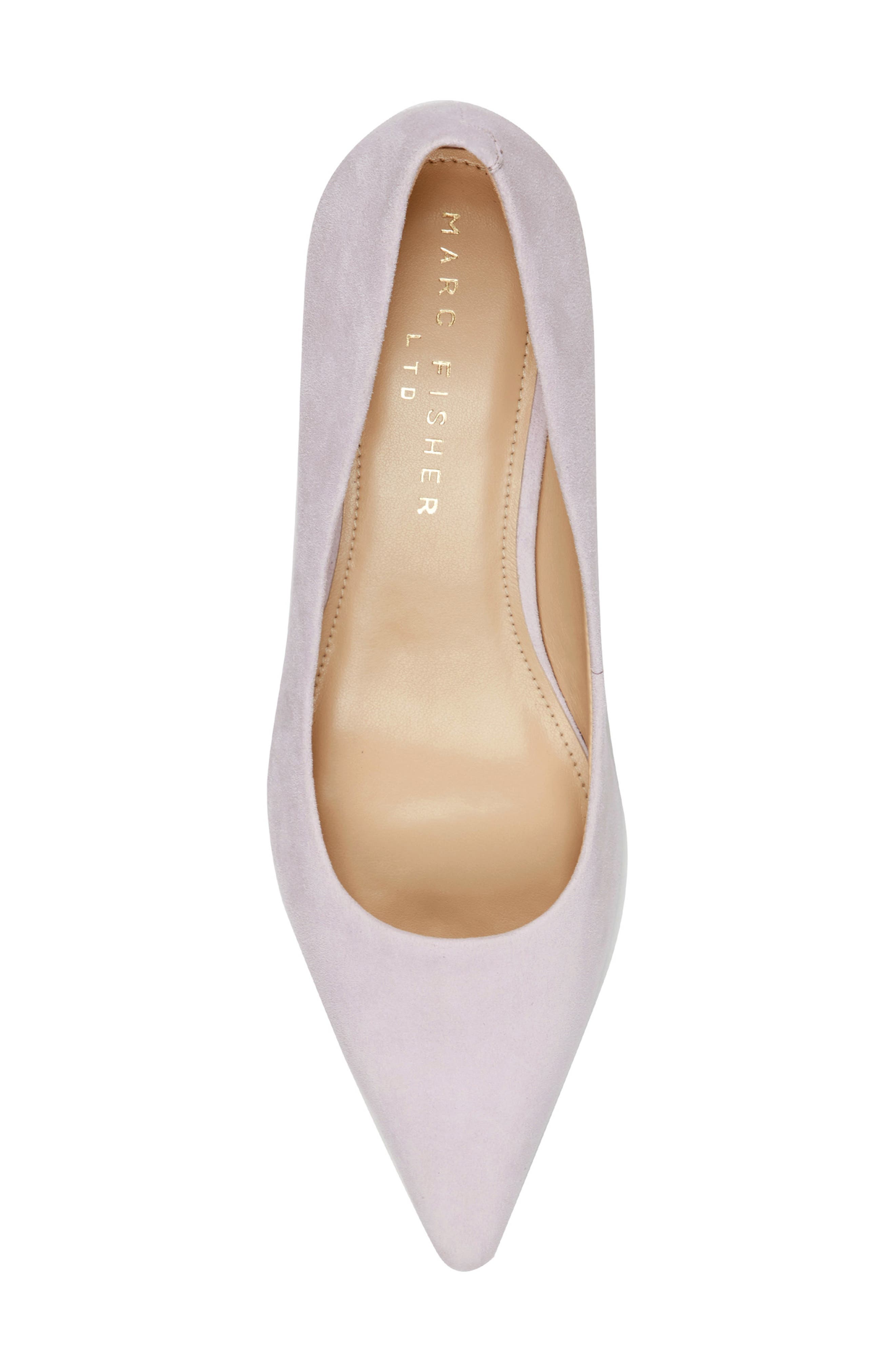 Calynna Pointed Toe Kitten Heel Pump, Alternate, color, LIGHT PURPLE