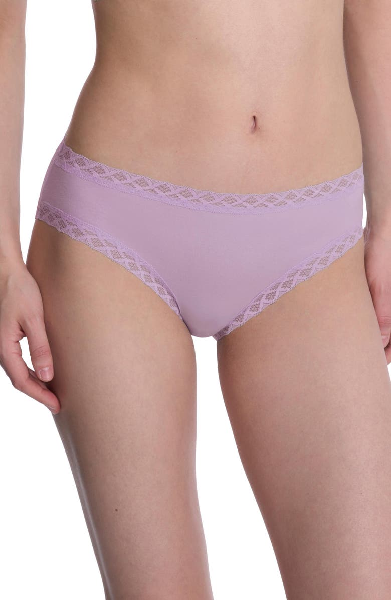 Natori Bliss Cotton Girl Brief 3-Pack, Alternate, color, Frost Sky/Blue Mst/Violt Tulip