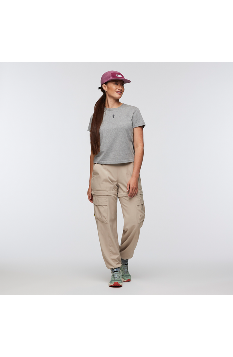 Cotopaxi Llama Icon T-Shirt - Women's, Alternate, color, Heather Grey