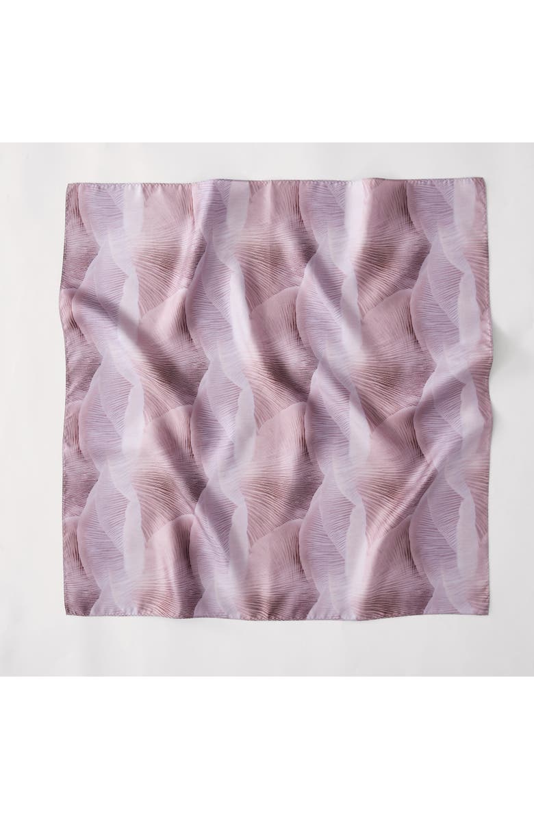 Chuks Collins x Lush Decor Mycelium Dream Silk Scarf, Main, color, Dusty Pink