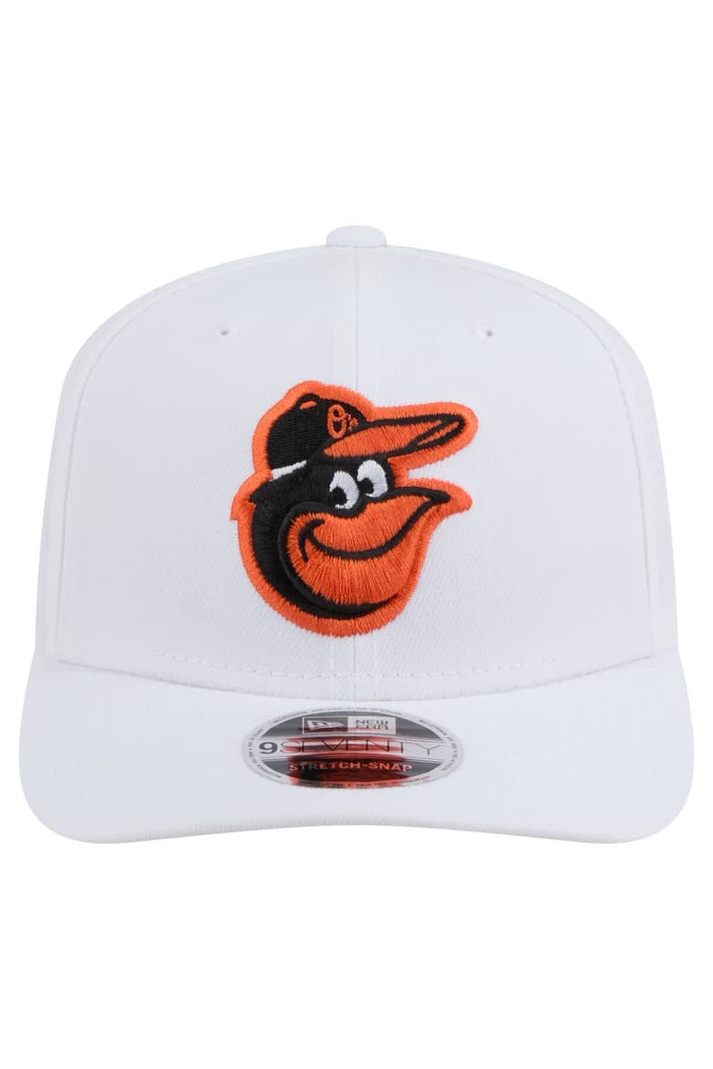 Men's New Era White Baltimore Orioles COOLERA 9SEVENTY Adjustable Hat, Alternate, color, White