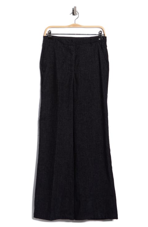 High Waist Wide Leg Trousers