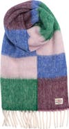Faherty Colorblock Stripe Fringe Scarf