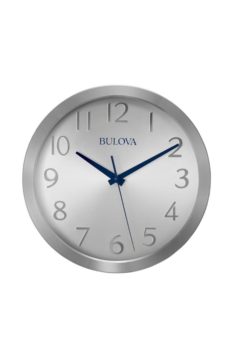 Winston Wall Clock10" Diameter, Main, color, White