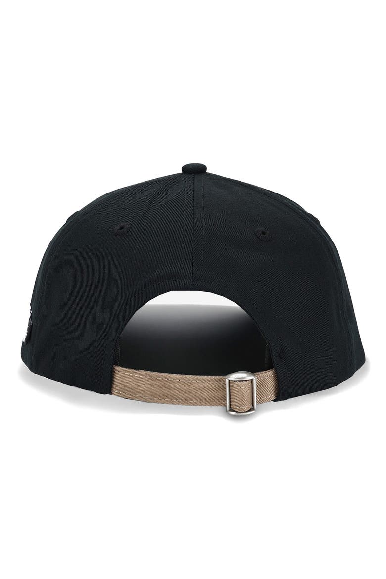 Clueless Embroidered Colorblock Cotton Baseball Cap, Alternate, color, BLACK