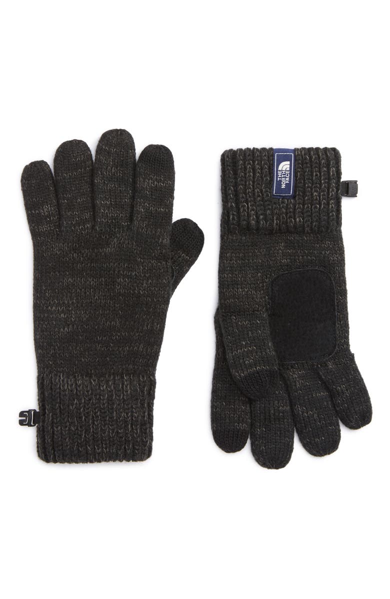 The North Face Etip Salty Dog Knit Tech Gloves, Main, color, 