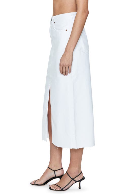 Pistola Alice Denim Skirt In White