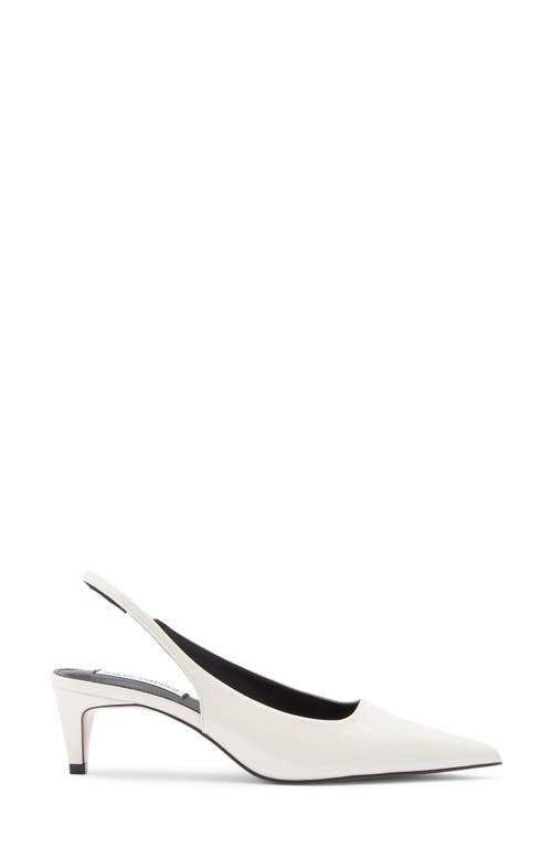 Steve Madden Alynna Slingback Pump In White