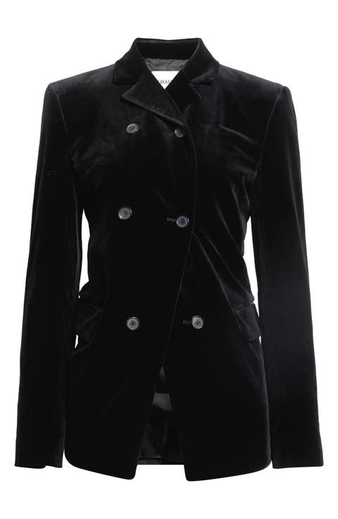 Rolo Double Breasted Velveteen Jacket