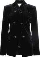Khaite Rolo Double Breasted Velveteen Jacket
