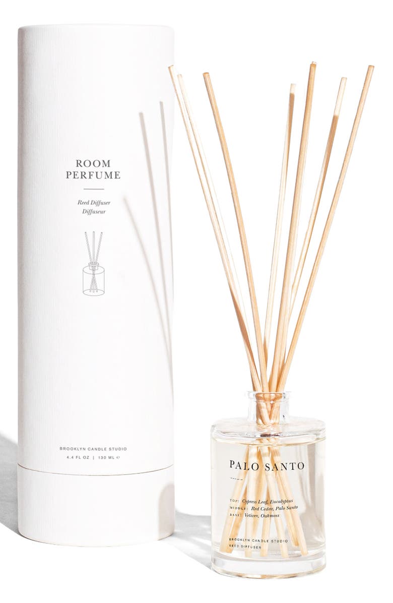 BROOKLYN CANDLE STUDIO Palo Santo Reed Diffuser, Alternate, color, Palo Santo
