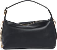 London Fog Faux Leather Top Handle Shoulder Bag