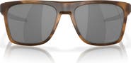 Oakley Leffingwell 57mm Prizm™ Polarized Rectangular Sunglasses