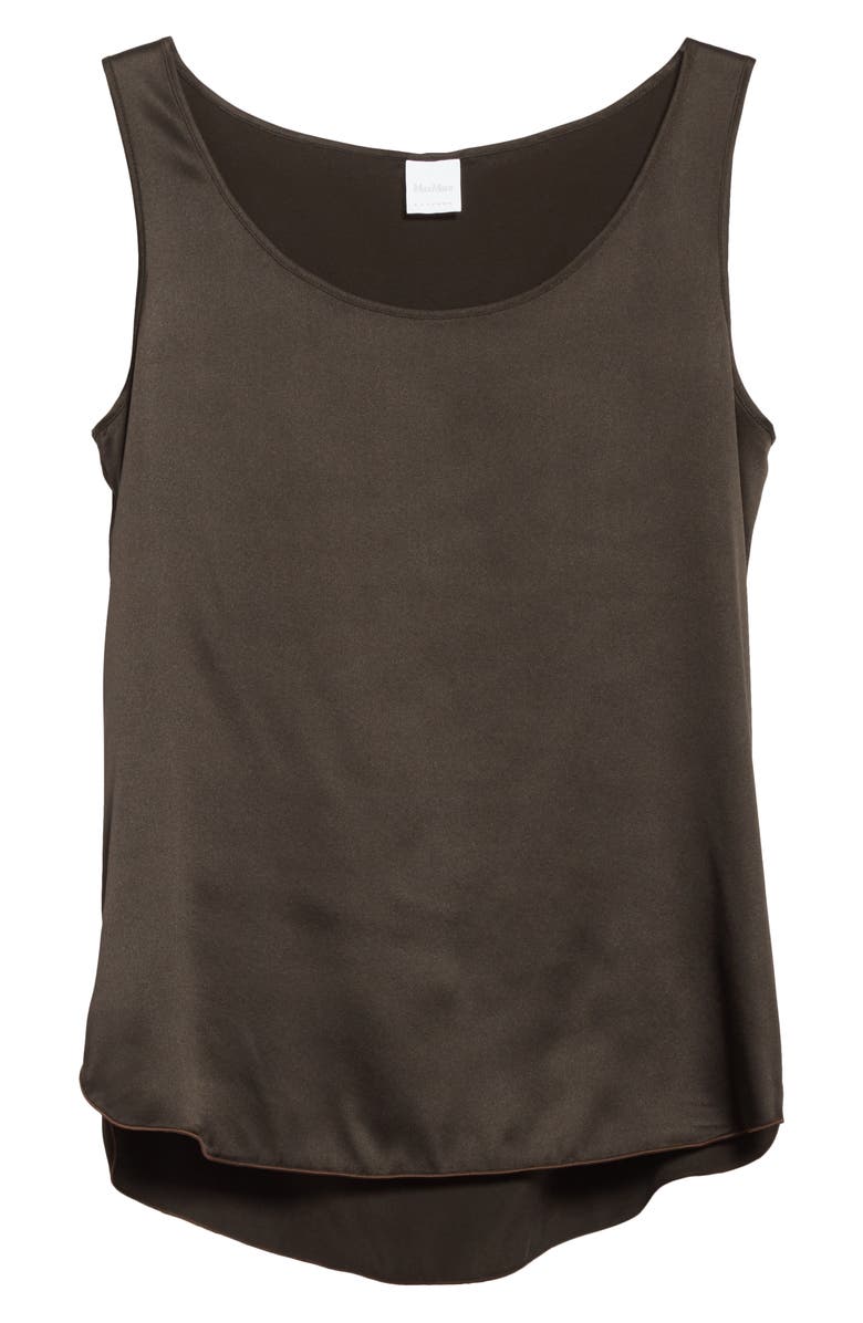 Max Mara Leisure Stretch Silk Tank Top, Alternate, color,