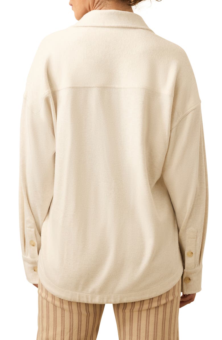 Faherty Legend Plaid Overshirt, Alternate, color, Off White