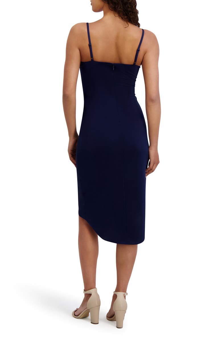 Siena Veniezia Midi Dress, Alternate, color, Navy