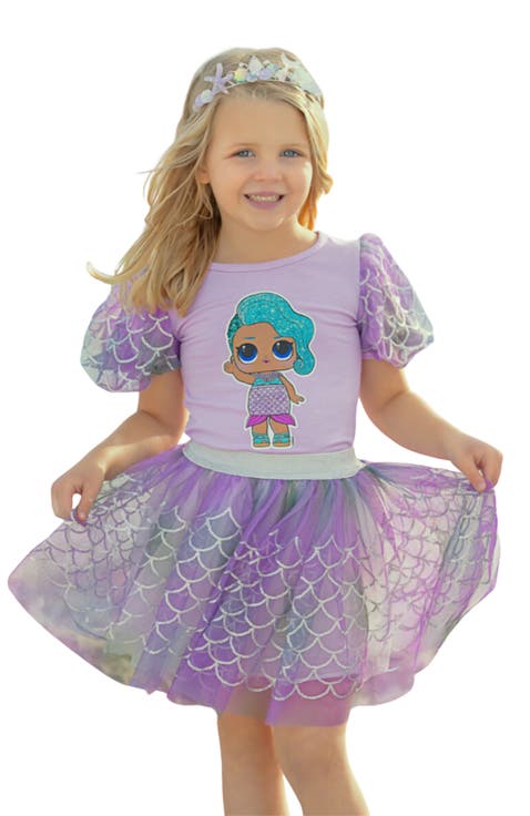 L.O.L. SURPRISE! Splash Queen Mermaid Tutu Skirt Set (Toddler, Little Kid & Big Kid)