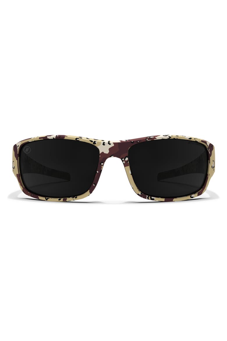 Lakeview 59mm Polarized Square Sunglasses, Main, color, DESERT CAMO