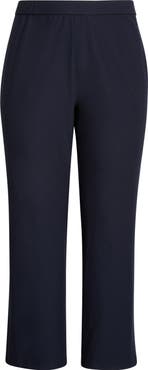Eileen Fisher Stretch Crepe Kick Flare Ankle Pants