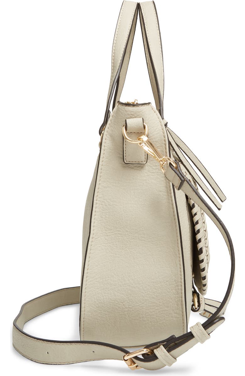 Sole Society Destin Faux Leather Satchel, Alternate, color,