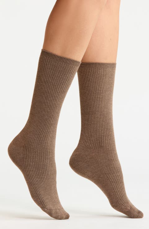 Everyday Rib Crew Socks