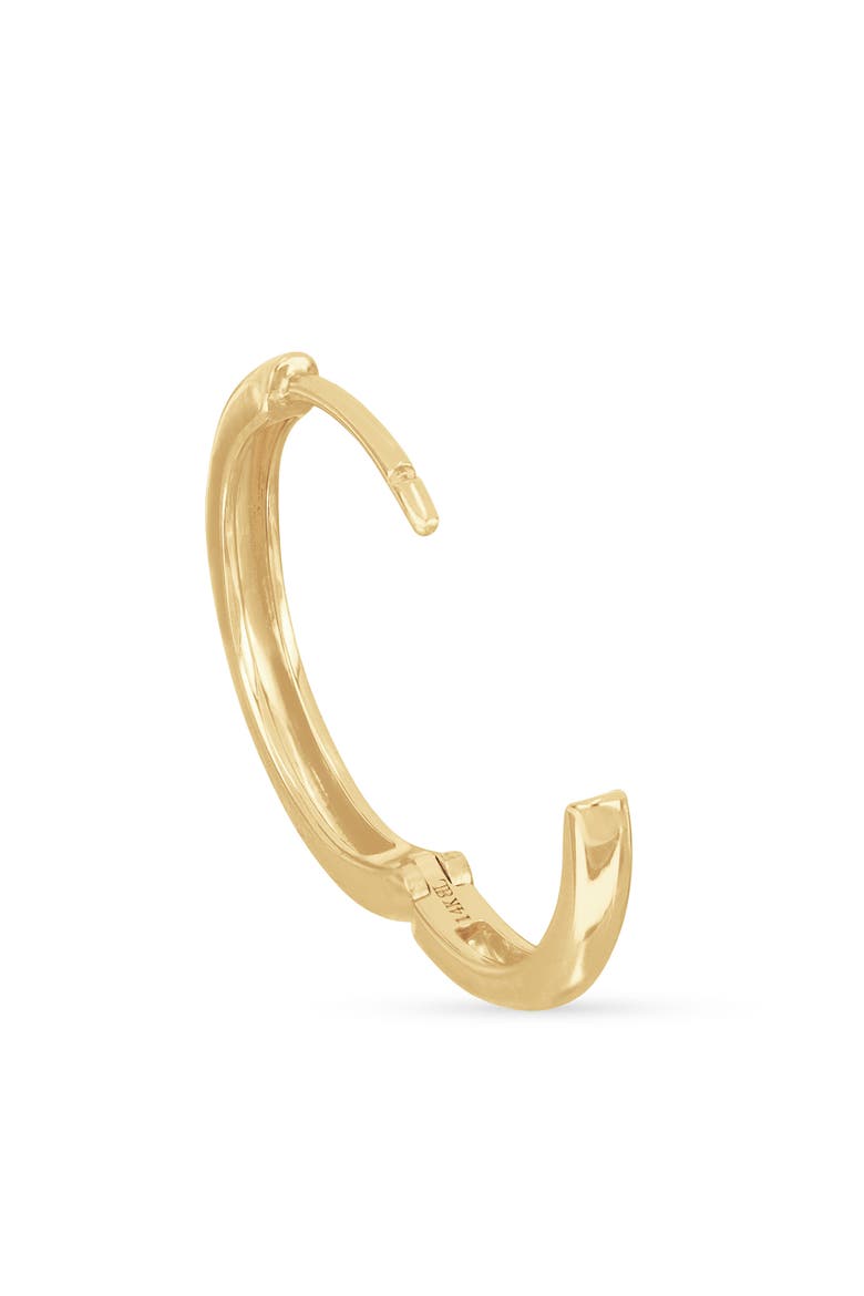 14k Gold 15mm Smooth Hoop Earrings, Alternate, color, 14K YELLOW GOLD
