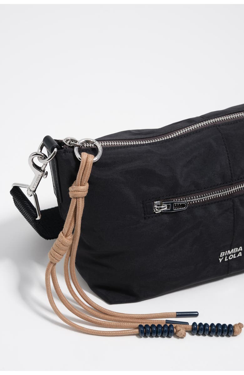 Bimba y Lola Nylon Trapecio Bag, Alternate, color, Graphite