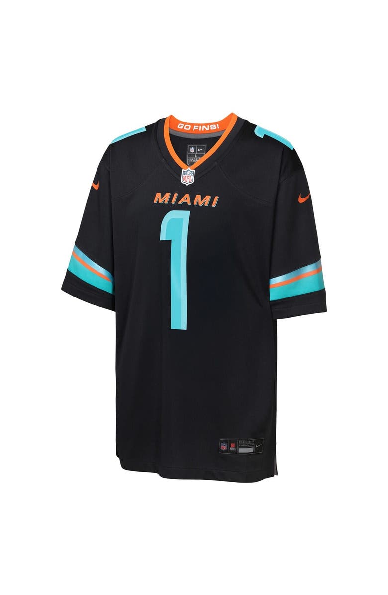 Nike Youth Nike Tua Tagovailoa Pitch Blue Miami Dolphins 2025 Rivalries Collection Game Jersey, Alternate, color, Navy