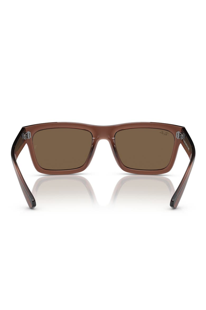 Warren 57mm Rectangular Sunglasses, Alternate, color, TRANSPAREN