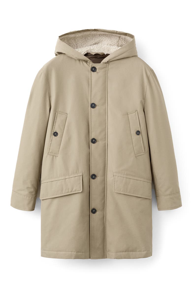 Water Repellent Parka, Alternate, color, MEDIUM BROWN