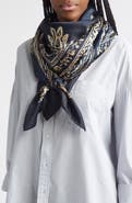 R13 Oversize Silk Bandana Scarf