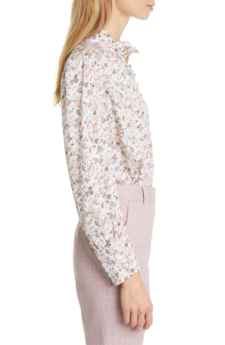 Tailored by Rebecca Taylor Confetti Silk Blend Blouse, Alternate, color, 