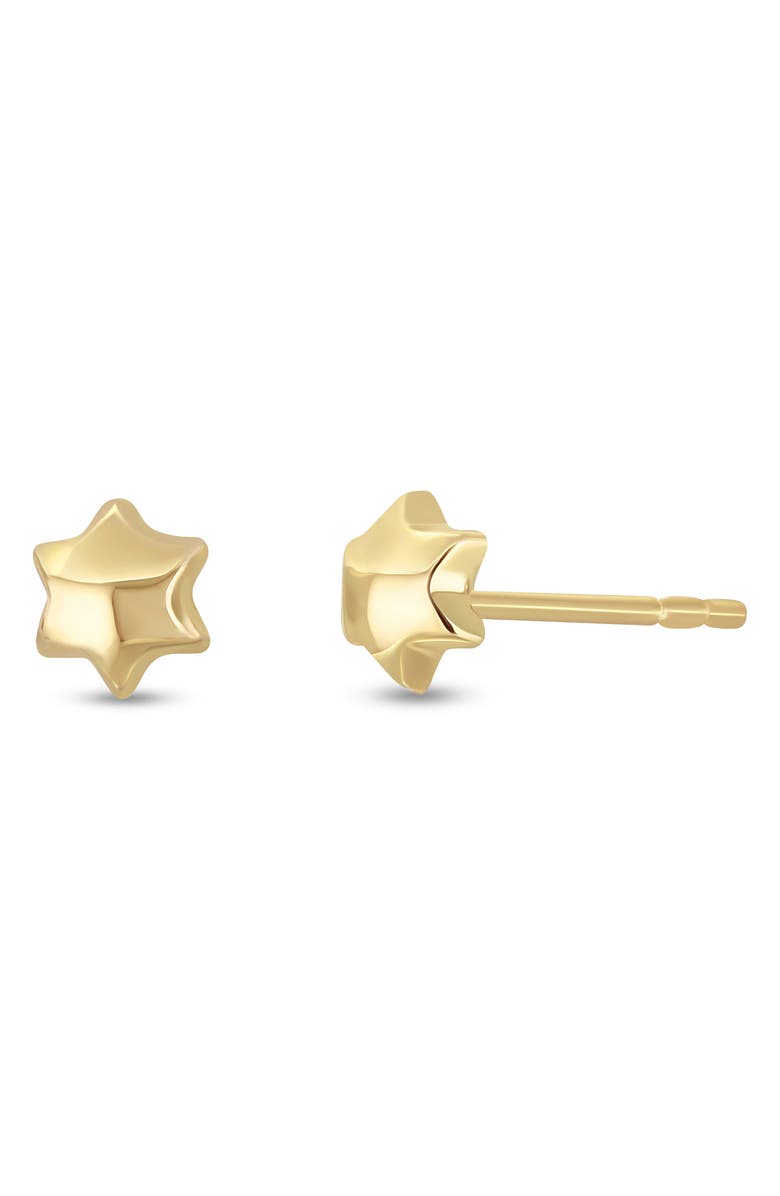 Bony Levy 14K Yellow Gold Star Stud Earrings, Main, color, 14K Yellow Gold