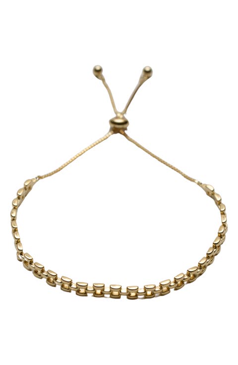 Dainty Panthera Slider Bracelet