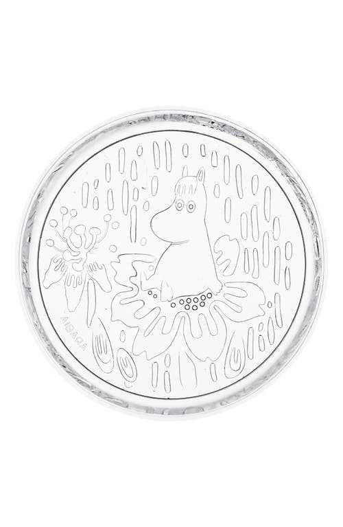 Moomin Snorkmaiden Glass Plate In Transparent