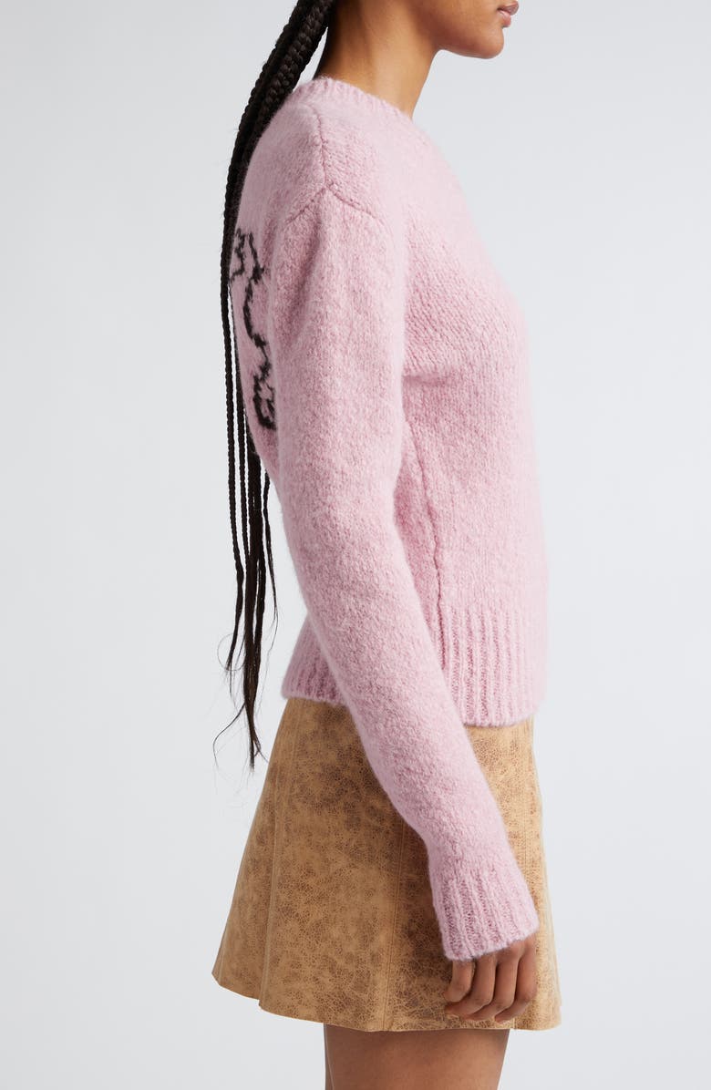 Paloma Wool Baby Intarsia V-Neck Sweater, Alternate, color, 