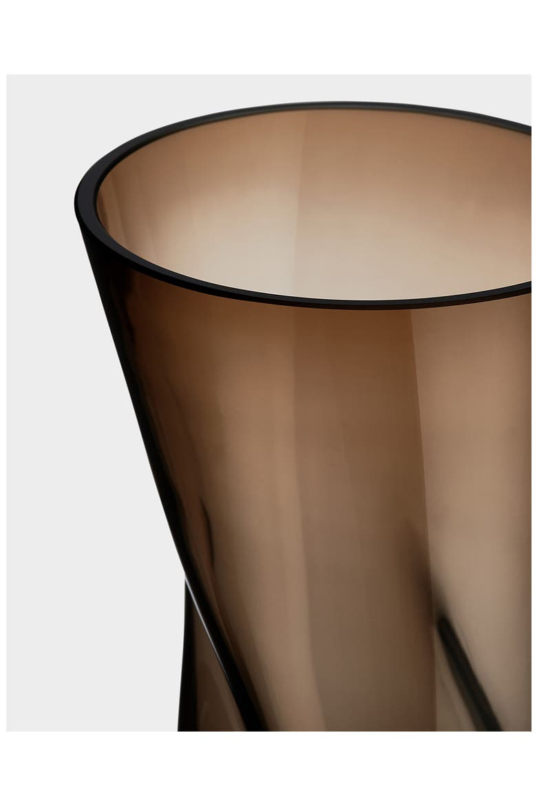 Squeeze Tall Vase, Alternate, color, BROWN