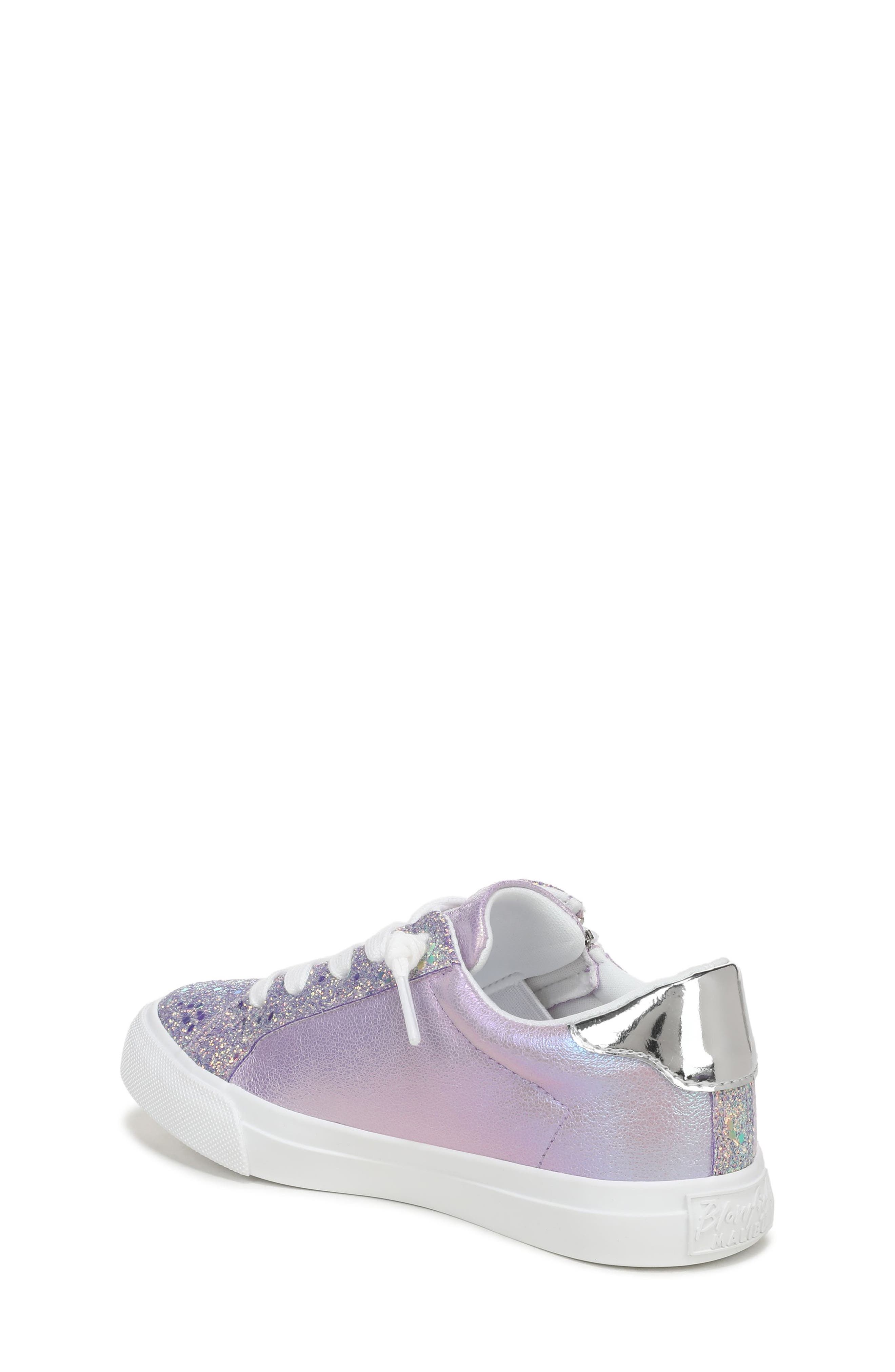 Kids' Perfect Glitter Sneaker, Alternate, color, PURPLE MULTI GLITTER