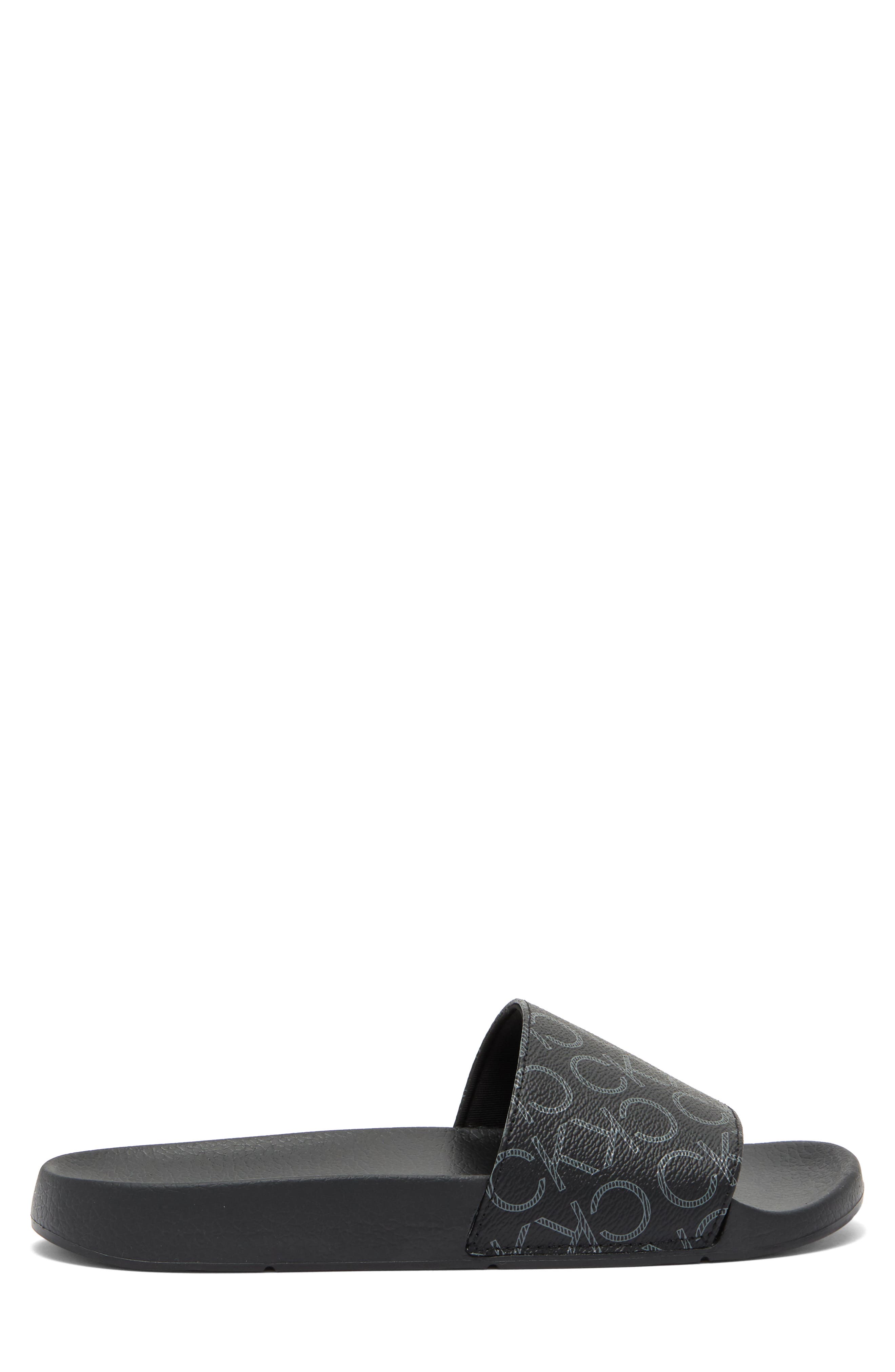 Calvin Klein Athens Slide Sandal, Alternate, color, Black