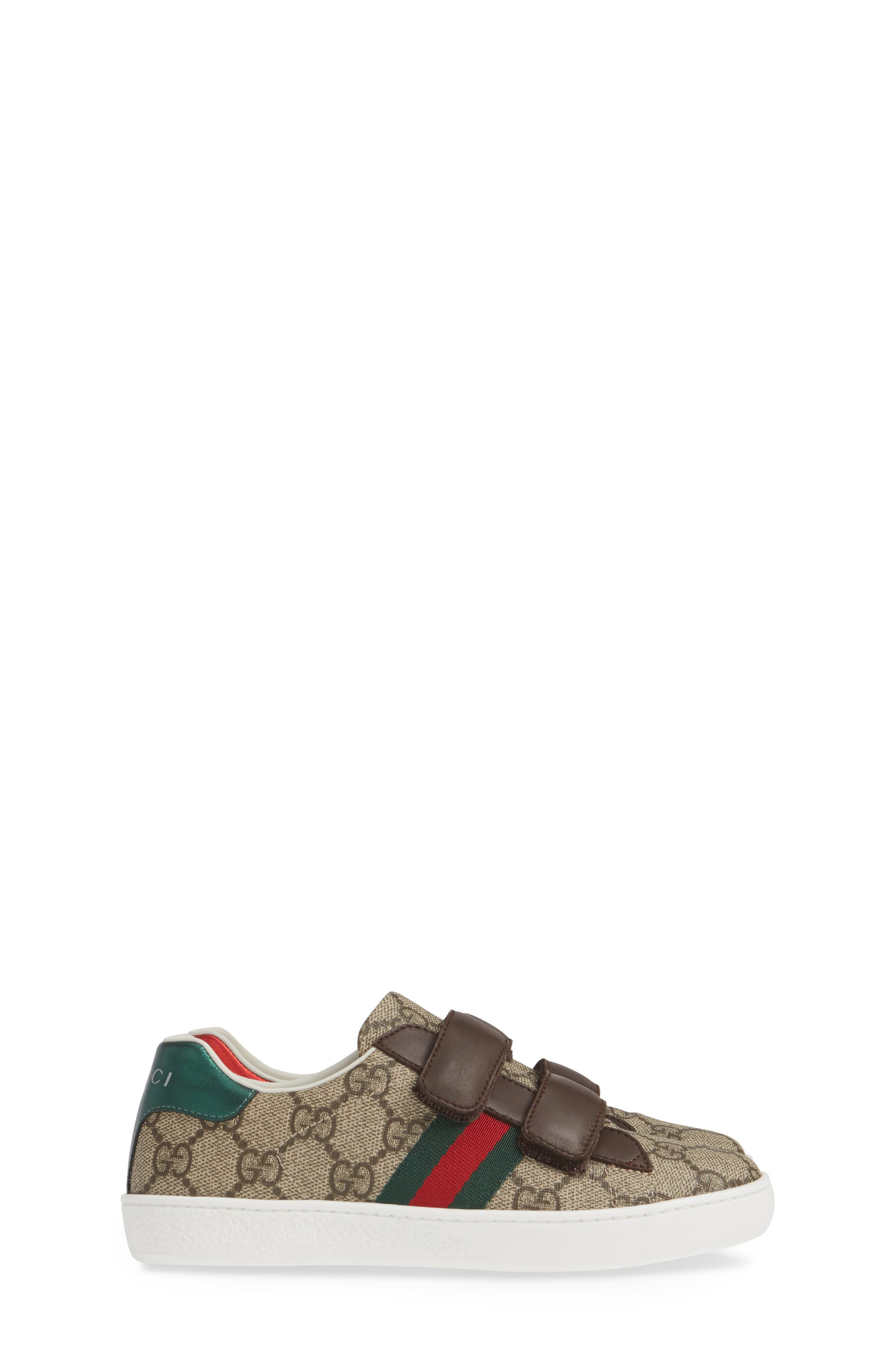 New Ace GG Supreme Sneaker, Alternate, color, BEIGE