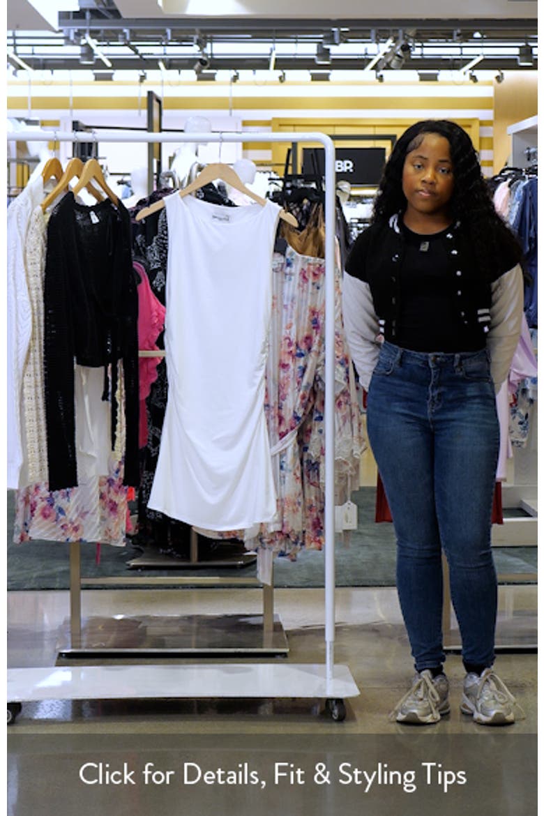Eklund Ruched Jersey Minidress video