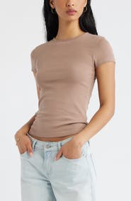 BP. Stretch Cotton Blend Baby Tee