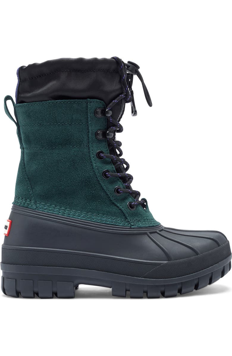 Hunter Skylar Waterproof Boot, Alternate, color, Dark Green