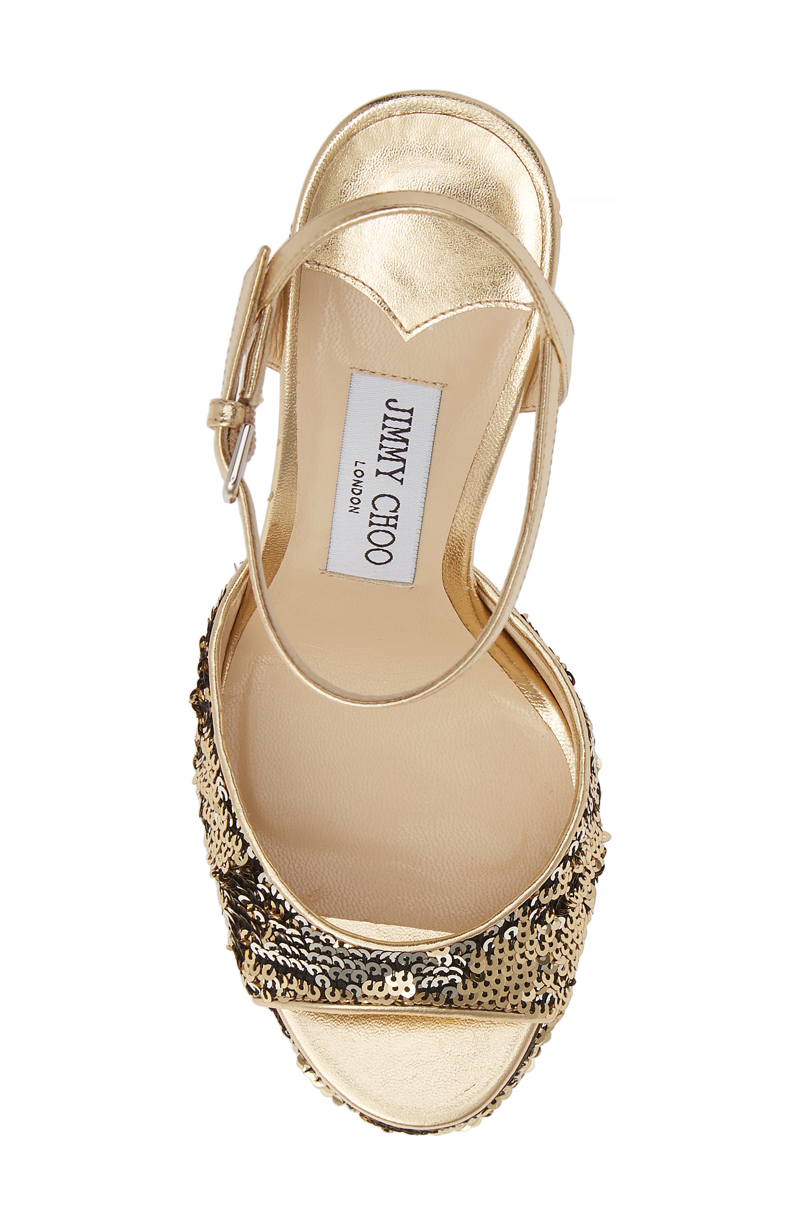 Jimmy Choo Peachy Platform Sandal, Alternate, color, 