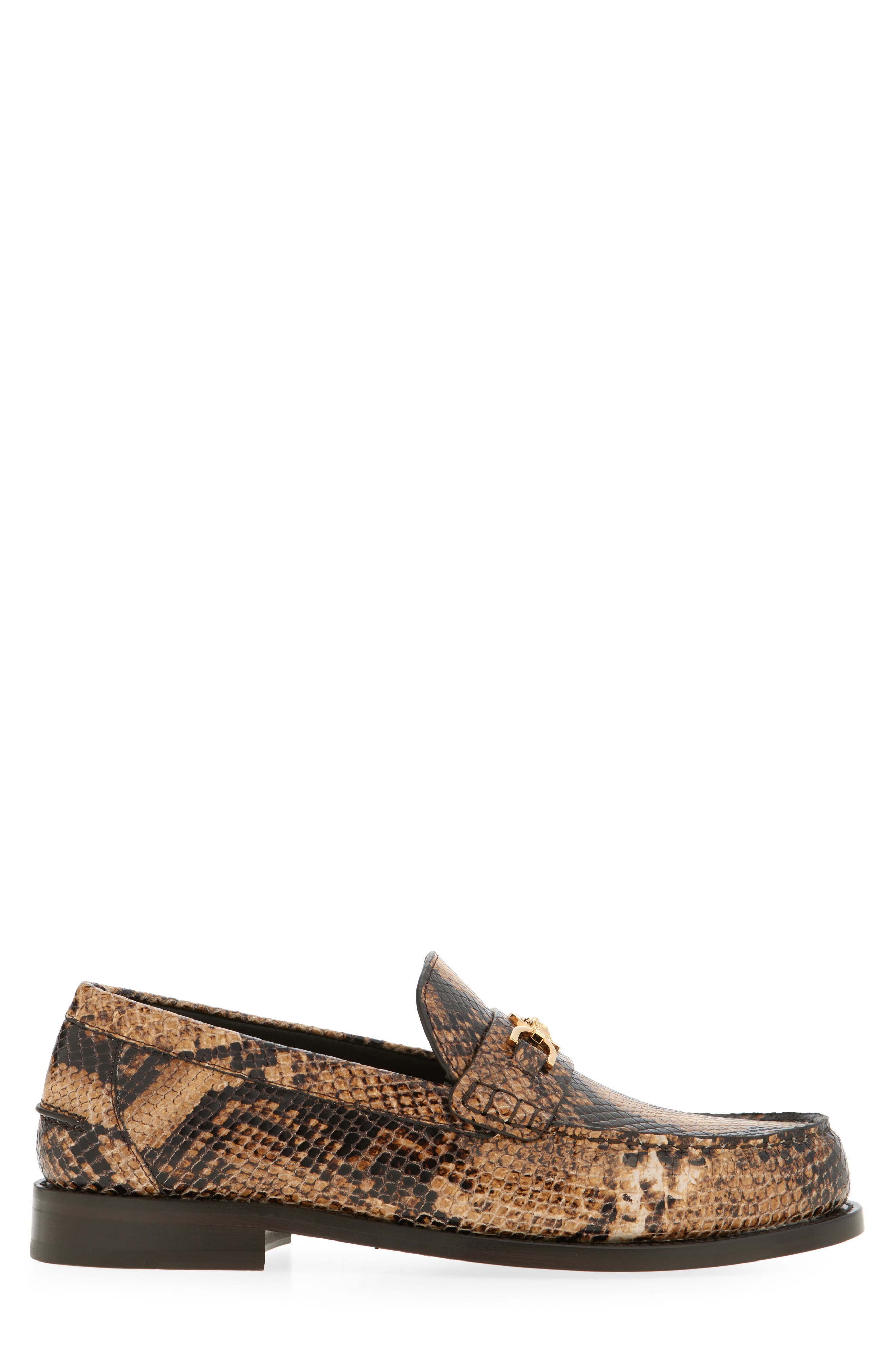 Versace Medusa '95 Python Print Loafer, Alternate, color, 