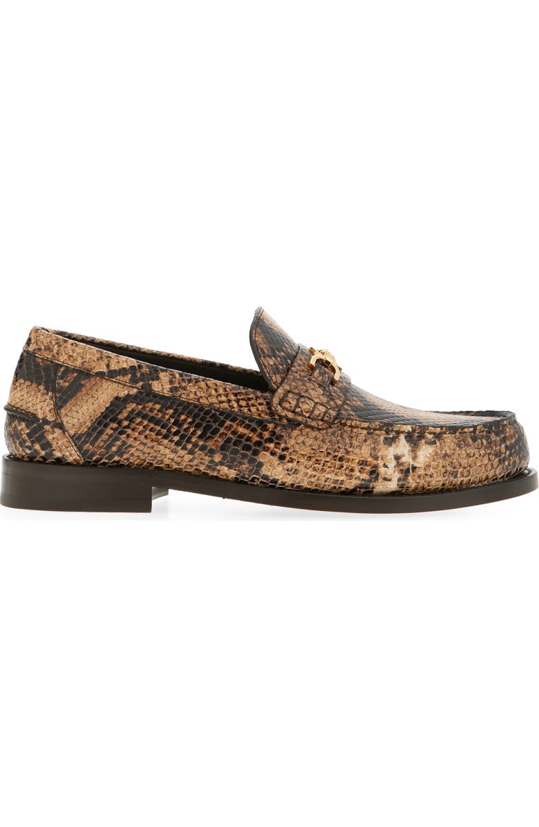 Versace Medusa '95 Python Print Loafer, Alternate, color,