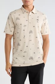 TravisMathew Golf Sucks Performance Polo