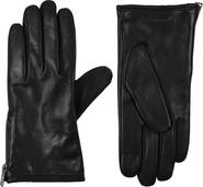 AllSaints Zip Leather Gloves